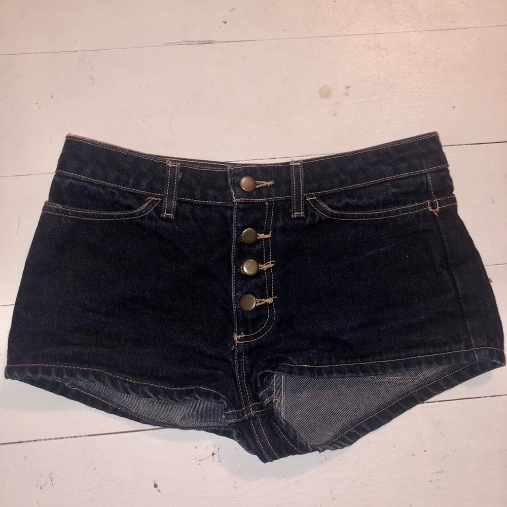 American apparel denim shorts